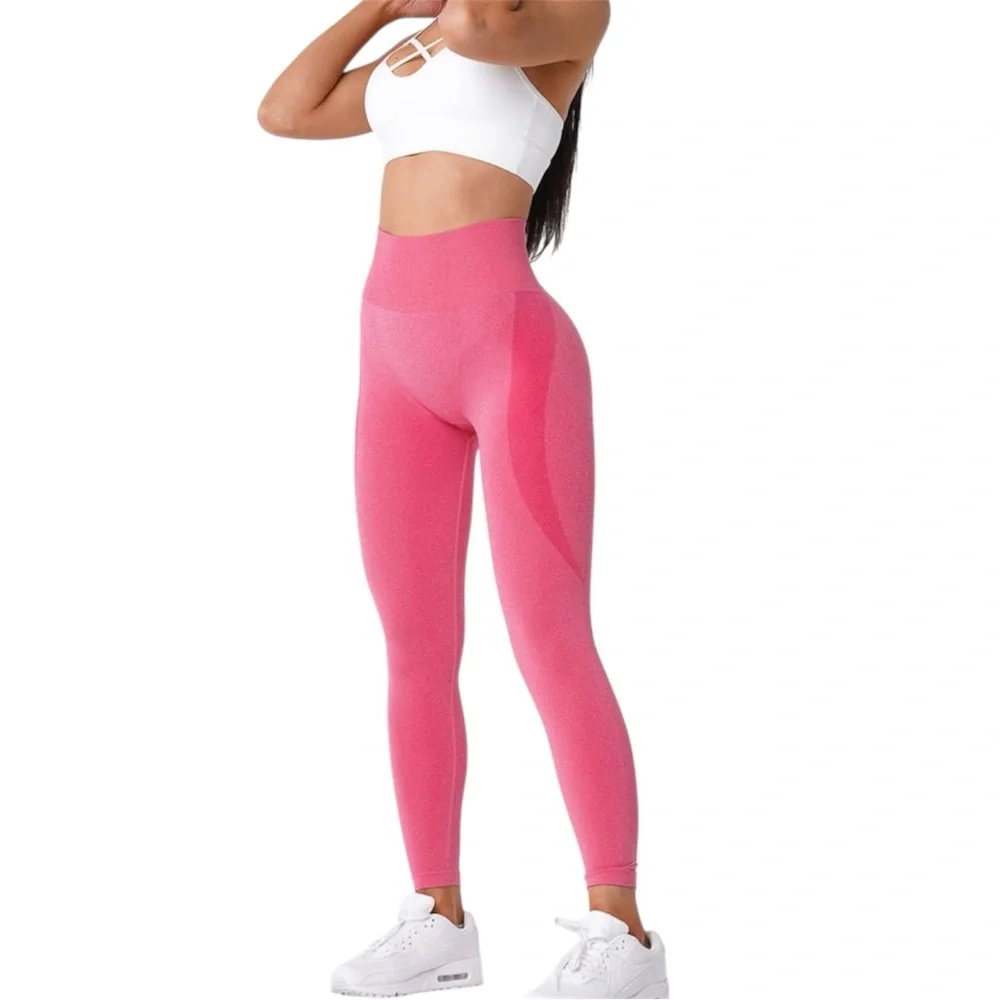 NVGTN Hot Pink Contour Seamless Leggings – Size Small - Picture 4 of 4
